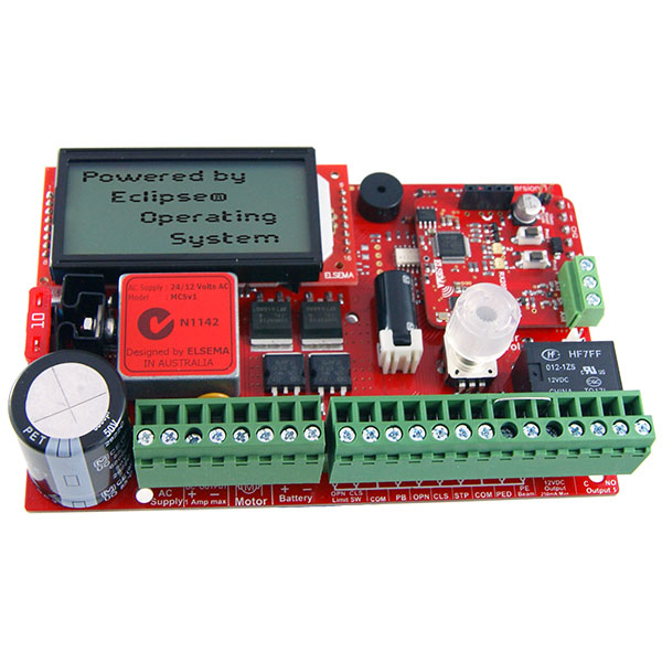 Control card for single 24V or 12V motor